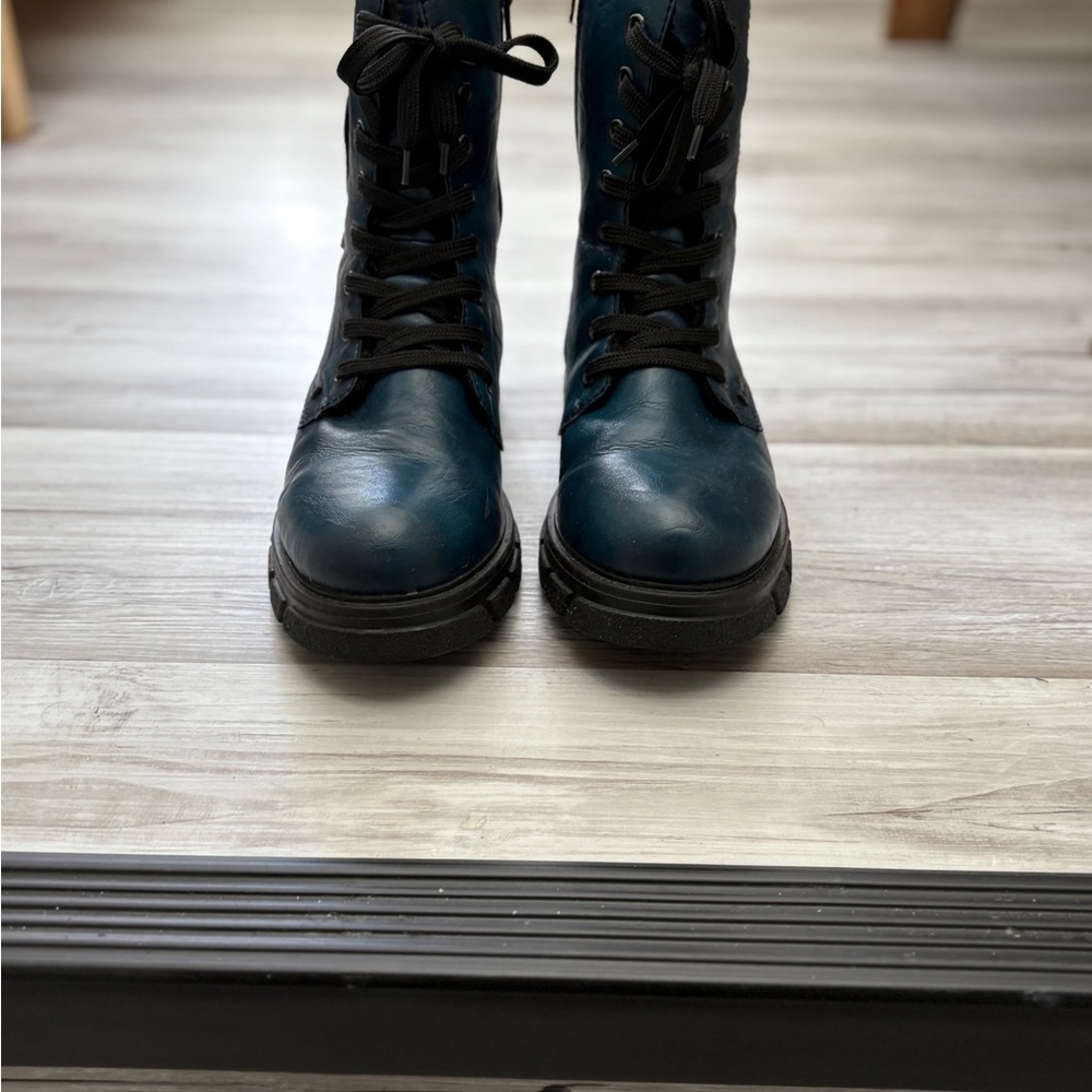 Rieker Women’s Blue Boots - Size 8